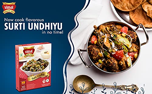 Image of Vimal Ready to Eat Surti Undhiu Instant Mix Vegetarian Heat & Eat with No Added Preservative - 300 Grams