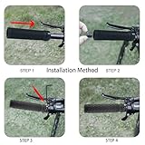 MOLHEM Bike Handlebar Grips - Non-Slip Mountain/BMX/Scooter Grips, Soft Rubber for Secure Grip, Includes 2 Allen Wrenches (MTB, Road Bikes) - Image 6