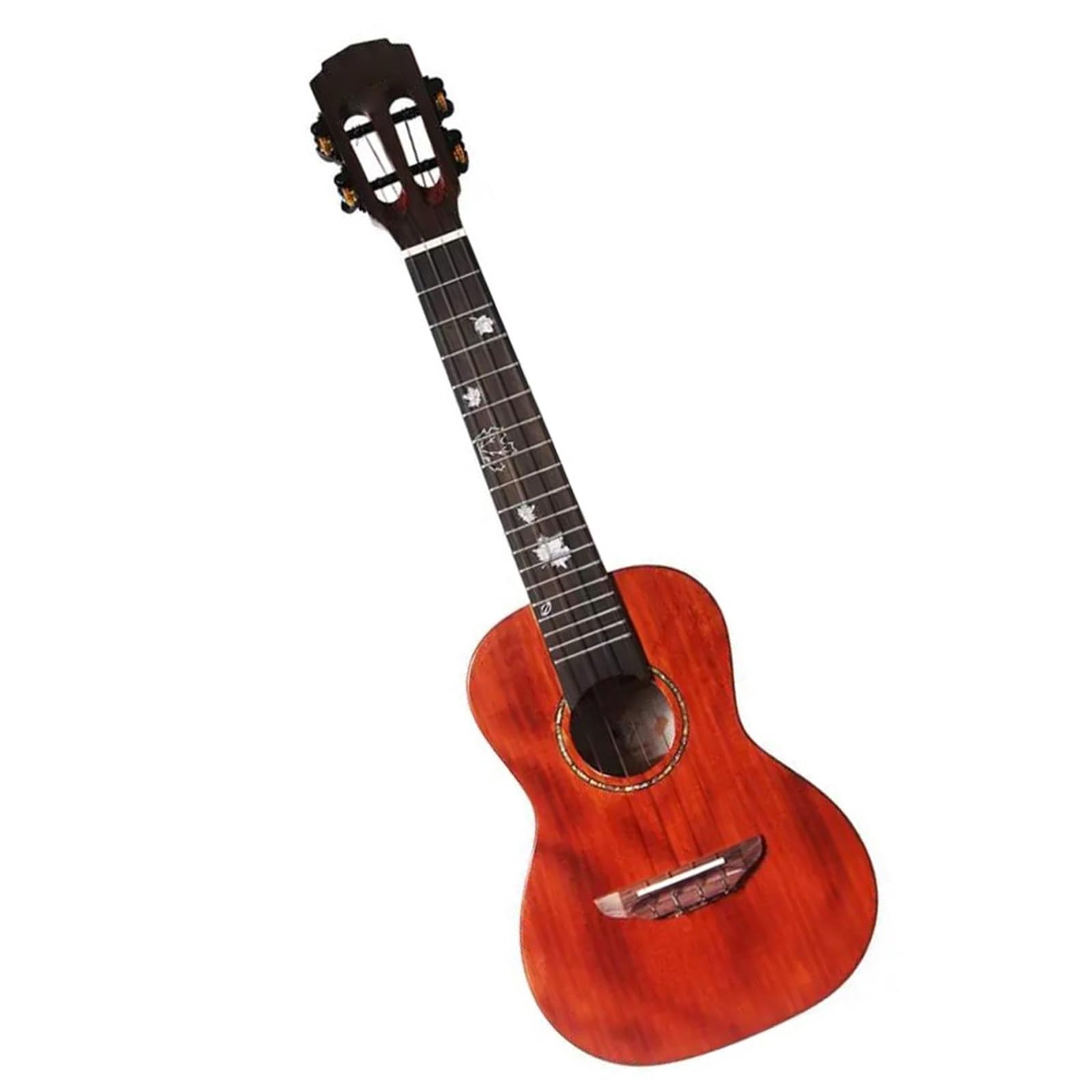 Profesjonalna Ukulele Ukulele 23 Cale Lite Drewno Mahoniowe Połysk W Zestawie Pokrowiec Tuner Capo Pasek(A)