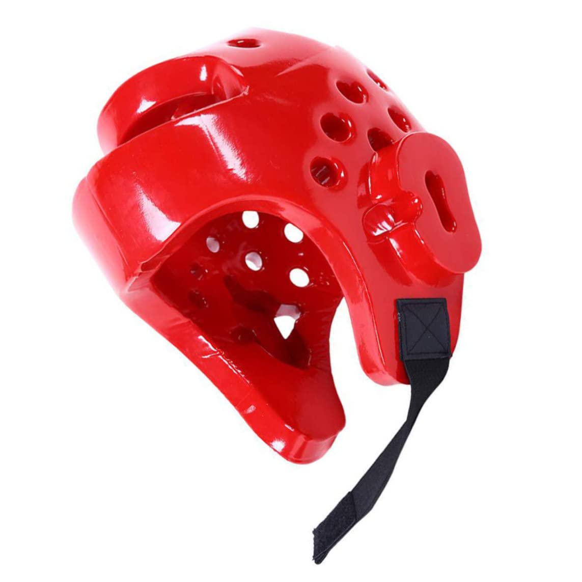 Copricapo da kickboxing, caschetto da boxe rosso taglia M per allenamento di kickboxing e combattimento, equipaggiamento protettivo adatto sia per adulti che per bambini