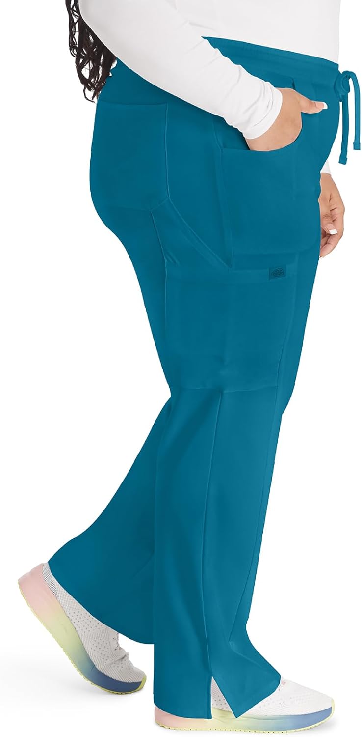 Dickies Scrubs for Women, Drawstring Cargo Scrub Pants with Four-Way Stretch and Moisture Wicking DK010 - Image 3
