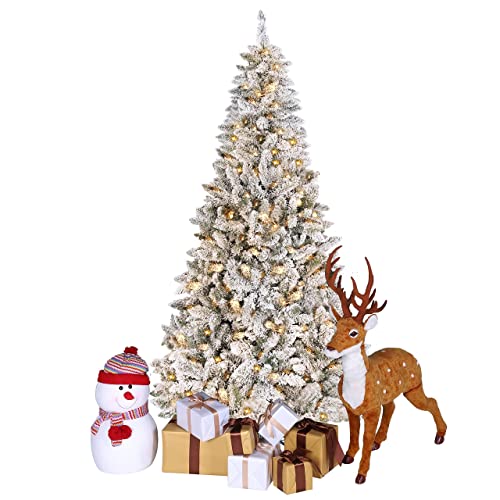 Decorazione multipla scenaria: l'albero di Natale con decorazioni a bulbo di illuminazione è progettato con una forma realistica stimola il vero aspetto dell'albero. L'albero artificiale mostra in modo realistico con dettagli vividi. Adatto per salotto, camera, ufficio, appartamenti, aree limitate e ampie piazze, negozi, palazze, piazze o bistro, pub, centro commerciale. Il nostro albero di Natale artificiale porta un'atmosfera molto gioiosa per le vostre vacanze, feste, vacanze e feste. al.