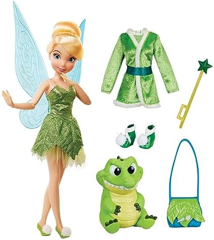 Disney Store Official Princess Story Doll (Tinker Bell from Peter Pan) 11 Inches, Includes Coloring Area and Additional Dress, Princess Doll in Classic Outfit, Princess Toys for Girls — view 8