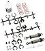 Traxxas 3760A Ultra Shocks, Gray, Long, 2-Piece, 393-Pack