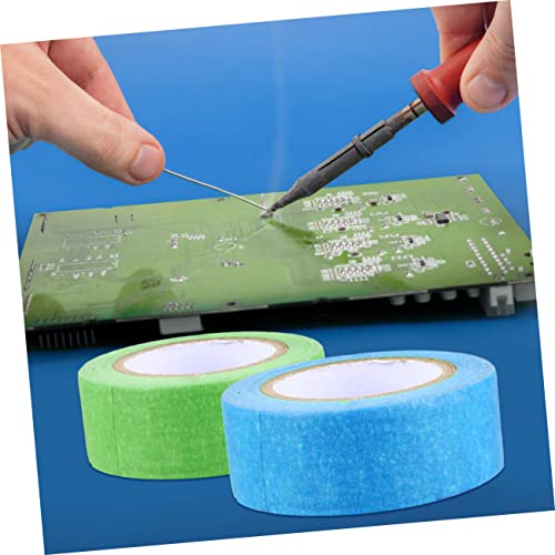 TEHAUX 12 Peças duto colorido fita de papel artesanal fita de pintura fita de pintores de arco-íris