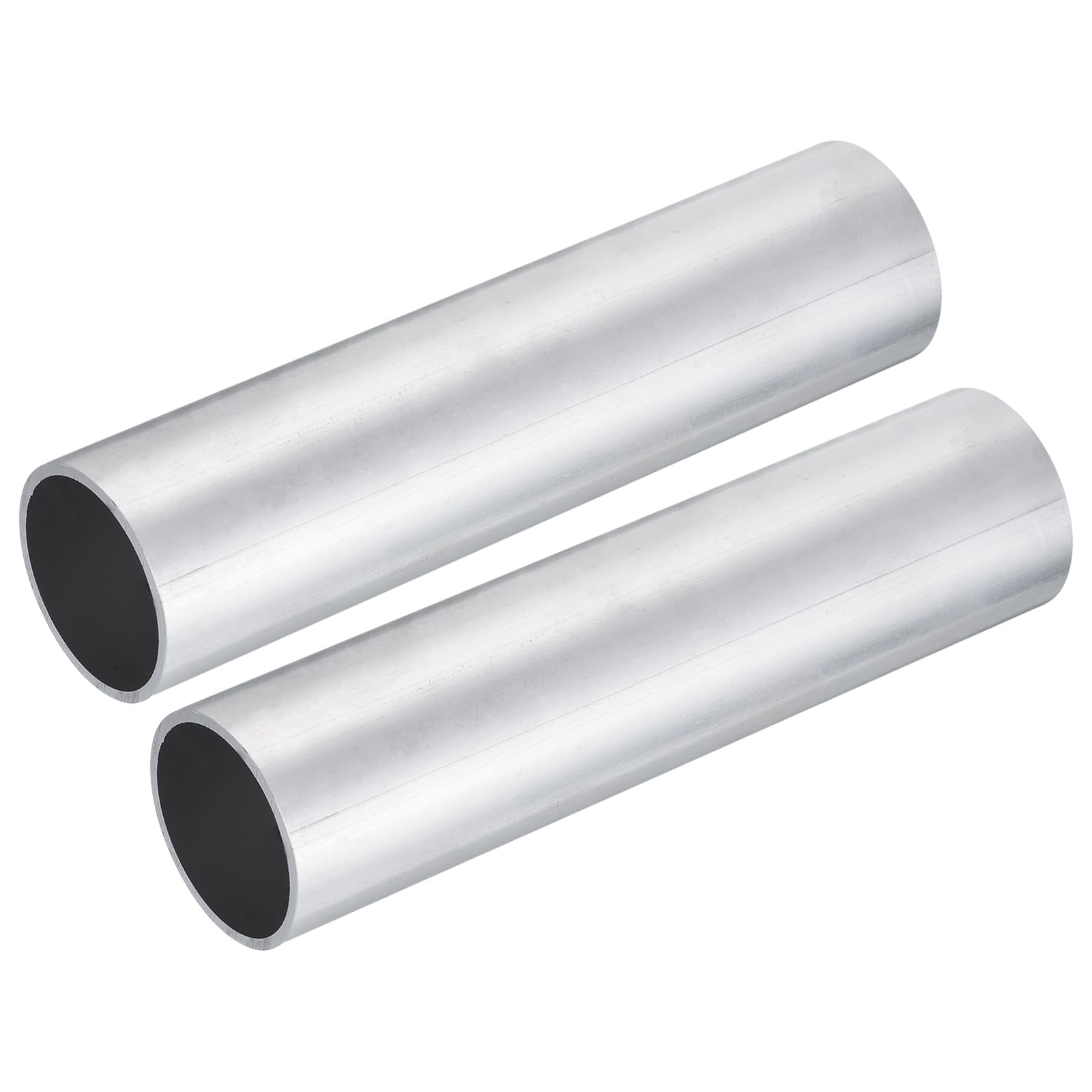 DMiotech Lot de 2 (50mm OD x 45mm ID) Tube Rond en Aluminium 6061 de 200mm de Longueur pour la Construction de Cadres de Machines et les Projets DIY
