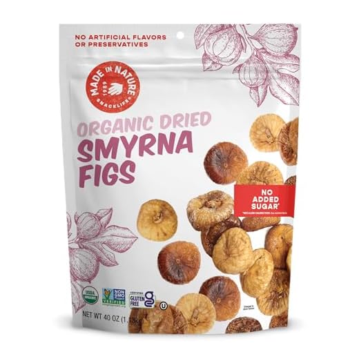 Made in Nature Organic Dried Fruit, Turkish Smyrna Figs, 40oz Bag – Non-GMO, Unsulfured Gluten Free