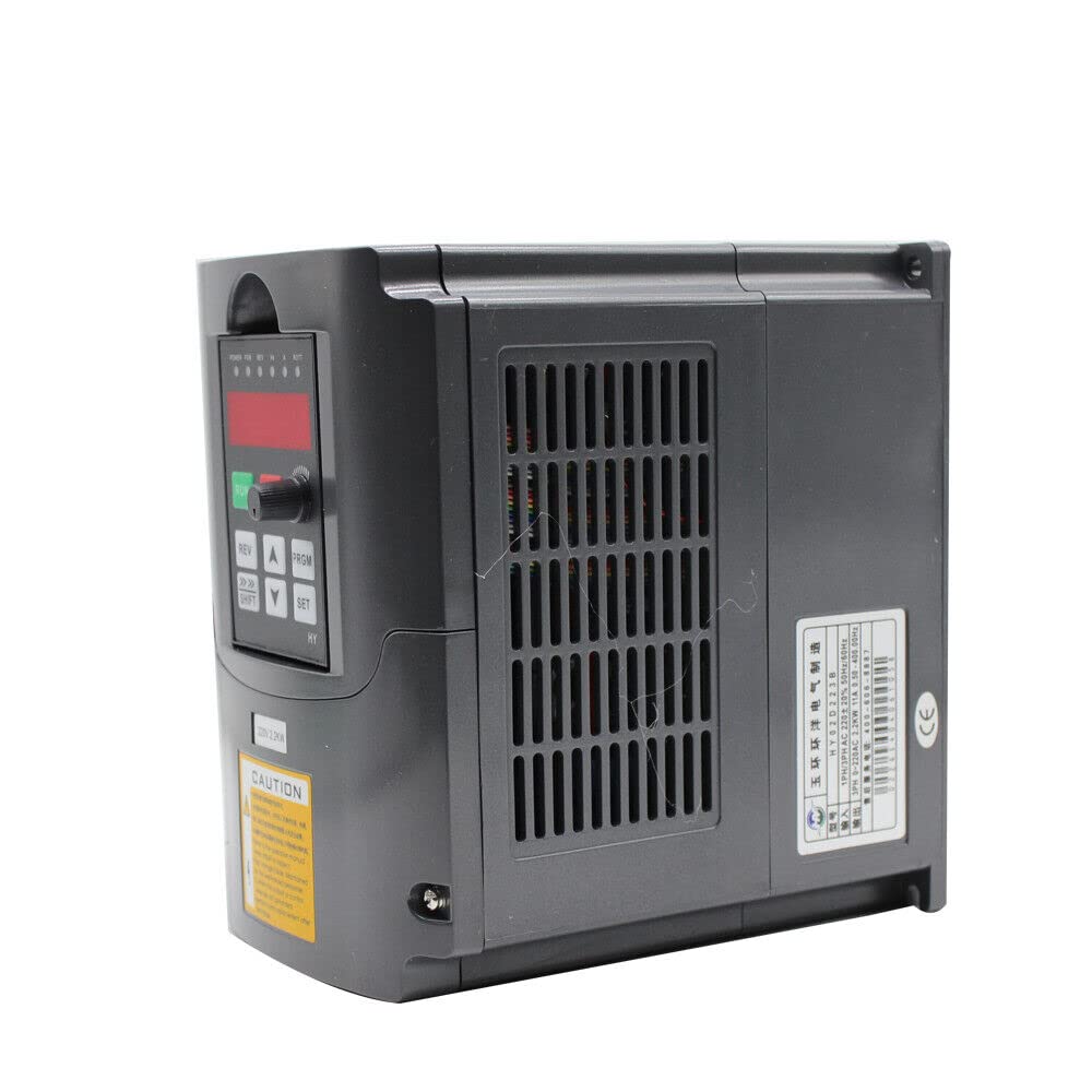 Transformateur 2.2KW 220V 10A 3HP ConvertisseurTriphasé pour Le Contrôle de la Vitesse du Moteur de la Broche de fréquence Variable Frequency Drive Inverter HY02D223B