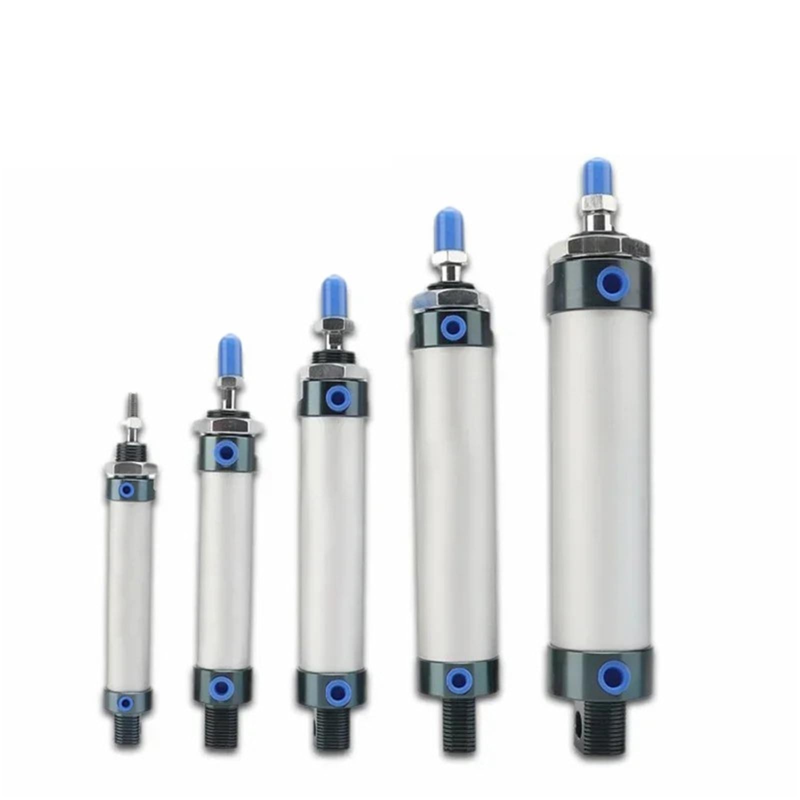 Cilindro neumático MAL de 175mm para automatizar movimientos de empuje en maquinaria