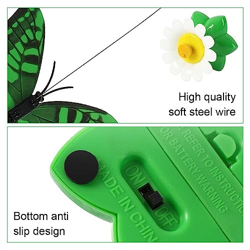 Electric Bird Teasing Cat Toy, Funny Exercise Electric Flutter Rotating Kitten Toys, 360 Degree Rota