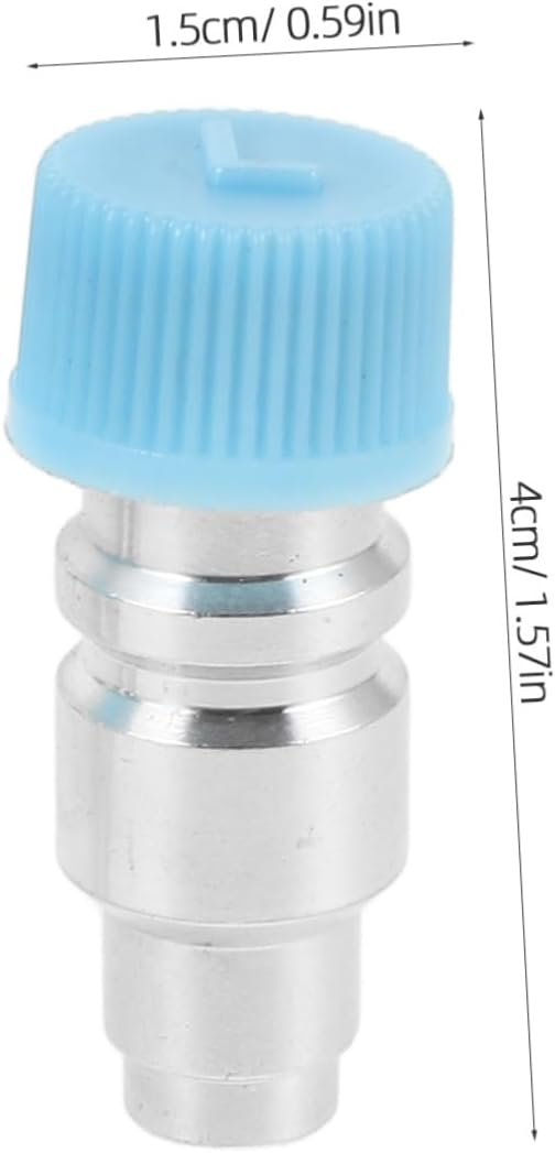 2pcs Air Conditioning Adapter Fitting for Car Maintenance Quick Connect Couplers for Efficient System Inflation and Easy Installation