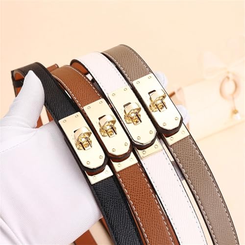 Adjustable Plutonium Leather Ladies Dress Accessories Slim Belts Thin Women Belt Belts Alloy Buckle Fashion Female Waist4