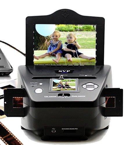 NEW! SVP Digital Film 35mm Negative & Slides Scanner w/ Build-in LCD + AV Out!