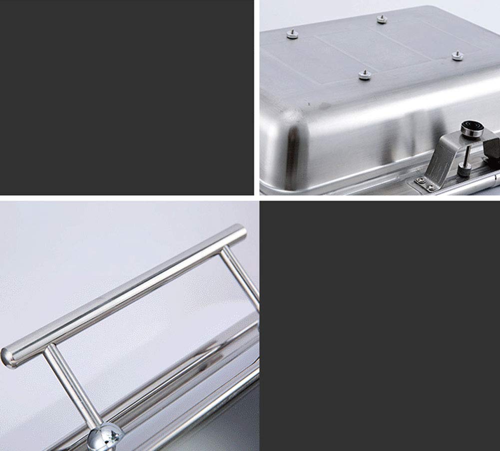 Scaldavivande, Set Chafer Buffet Scaldavivande Server in Acciaio Inox per feste Buffet Colazione Ristorante, Mantiene caldo il cibo, Forniture per catering Attrezzature per hotel, Piazza
