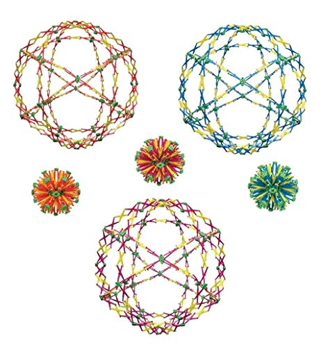 Dehnbarer Mini-Ball, zum Stressabbau, öffnet und dehnt sich auf 34 cm, zieht sich auf die ursprüngliche Größe von 17 cm zusammen Cover