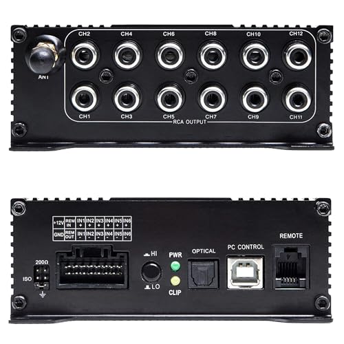 Procesador de Señal Digital DD Audio DSI‐3 de 12 canales con control remoto DSI‐3RMT miniatura 3