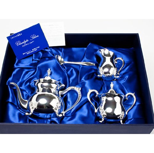 Amazon | Hayakawa Silver ローズ ティーセット2人用（トレー