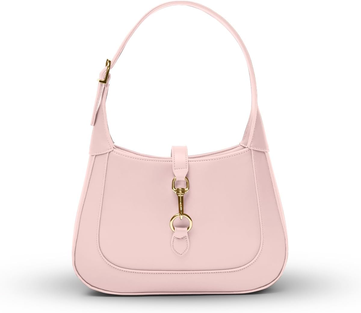 Shoulder Bag for Women - Small Shoulder Purses - Top Handle Structured Handbags - Adjustable Strap Vegan Leather