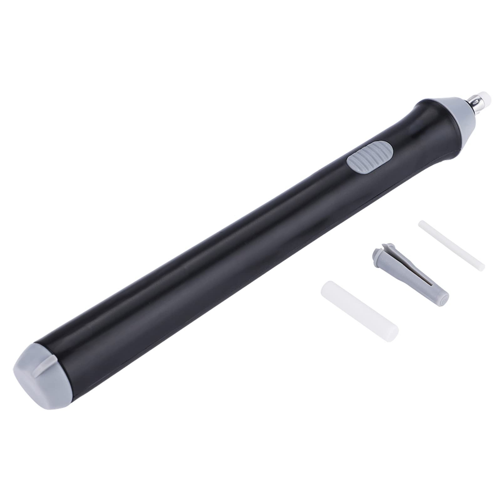 Tenwin Electric na Baterie, Elektryczna Gumka Tenwin do Rysowania Automatyczna Gumka do Ołówków z 22 Wkładami Gumki (Czarny)
