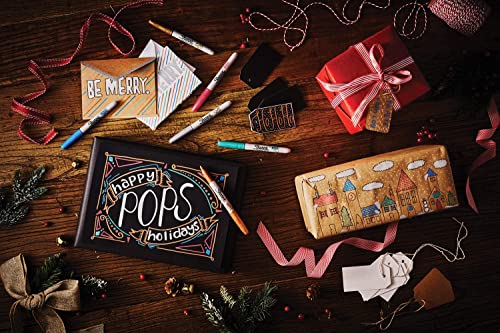 Sharpie Metallic Permanent Markers | Fine Point | Assorted Colours | 3 Count