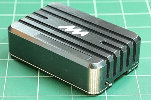 Mechatronics Art Raspberry Pi 3 Aluminum Cooling Case - Gunmetal Grey Metal Case