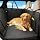Dog Seat Cover for Back Seat, PU Dog Car Seat Cover Holds 420 lbs, Material Waterproof, Anti Scratch, Easy to Use and Clean, Hard Bottom Back Seat Extender for Dogs, Comfortable Car, SUV, Truck