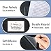 Clear Adhesive Pockets 4