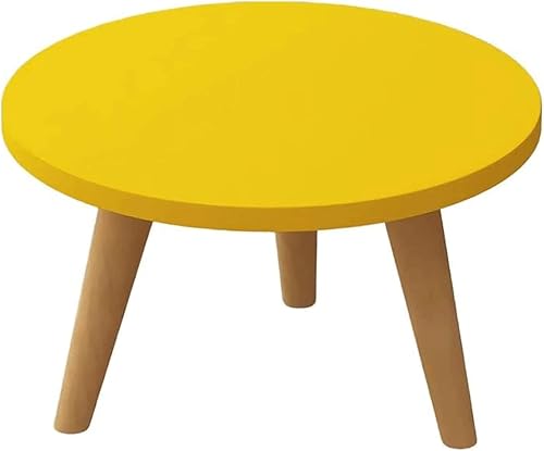 Mesita de noche redondacuadrada para mesa de centro de madera anidada para sofá, mesa auxiliar pequeña para sala de estar, dormitorio, muebles, mesa