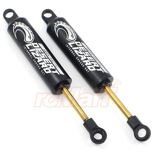 Yeah Racing 90mm Desert Lizard Two Stage Internal Spring Damper Pair Black For 1/10 Crawler #DDL-090BK