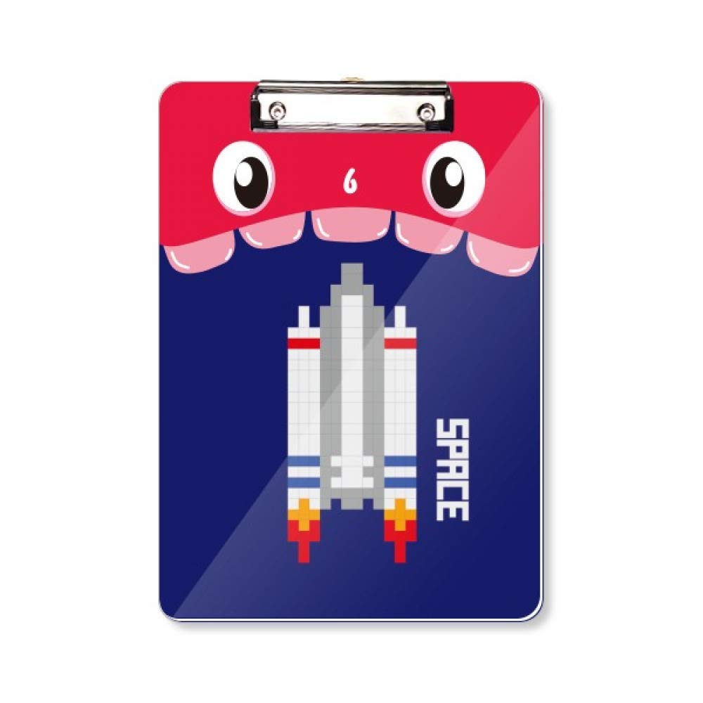 Porte-bloc A4 motif spatial idée cadeau pour anniversaire - 5