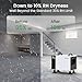 Waykar 125 Pint Crawl Space Dehumidifier with Drain Hose for Commercial, Basements, and Industry Water Damage Unit for Spaces up to 6500 Square Feet, Smart Humidity Control - 5-Year Quality Coverage