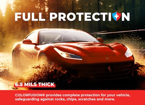 Image of ColorFusion PPF by VViViD, Gloss Sinister Red Dry Apply PPF Vinyl Car Wrap Roll 20ft x 5ft