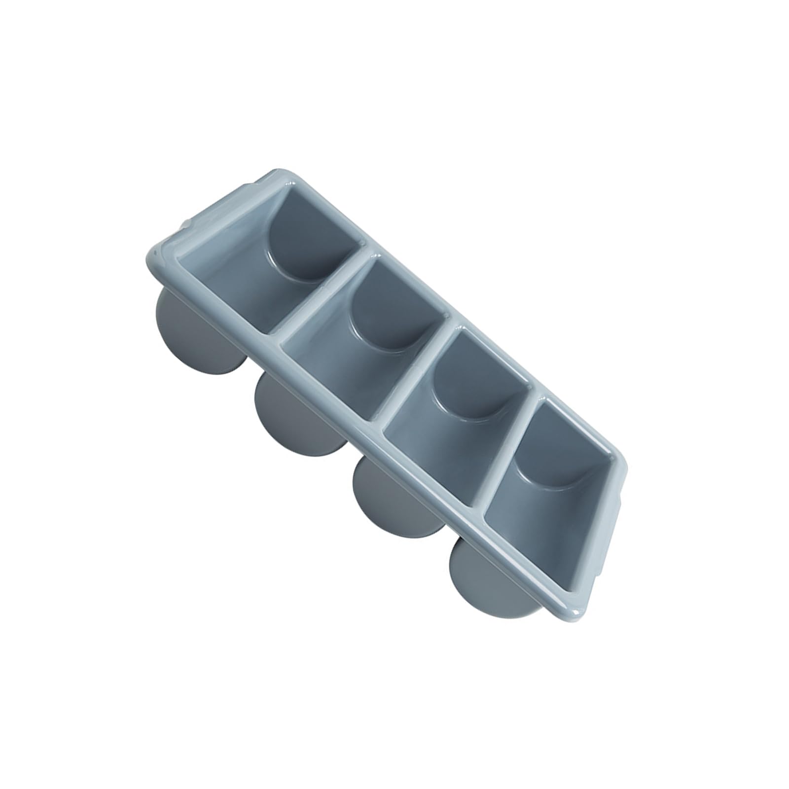 LUCKGONI 4 Compartment Utensil Organiser for Efficient Kitchen Drawer Storage Space Saving Silverware Organiser