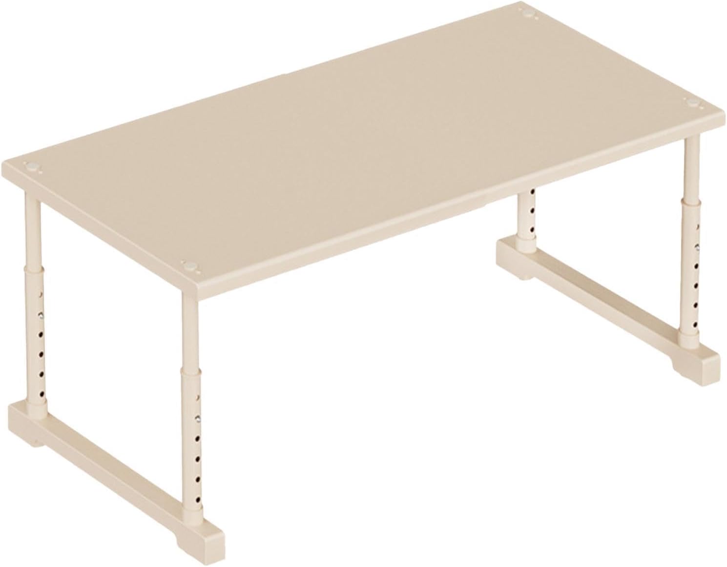 Cabinet Organizer Shelf – Stackable Carbon Steel Adjustable Storage Rack, Space-Saving Cabinet Organizer Closet Shelves for Kitchen Bedroom Living Room Bathroom Farmhouse Pantry Wardrobe Storage