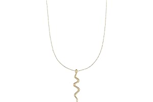 Snake Crocodile Ditsy Necklace: A Rambling Charm for Animal Lovers