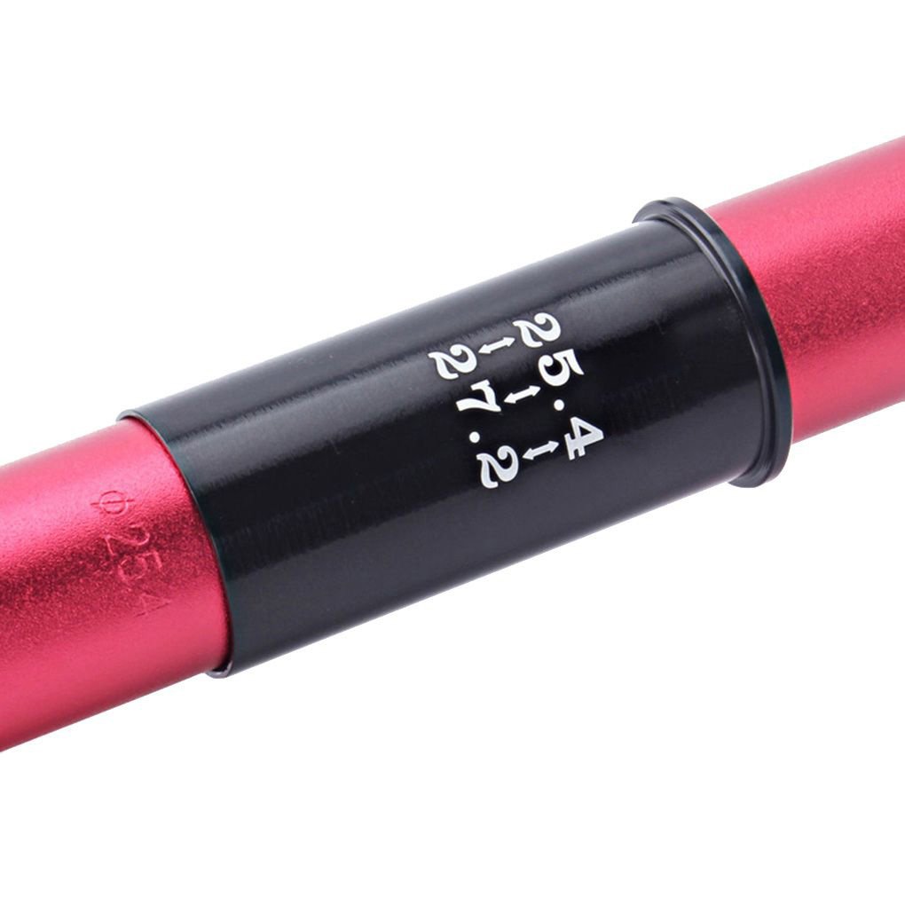 Manicotto Riduttore Per Tubo Sella Bici In Alluminio - Da 25.4mm A 28.6mm - Nero
