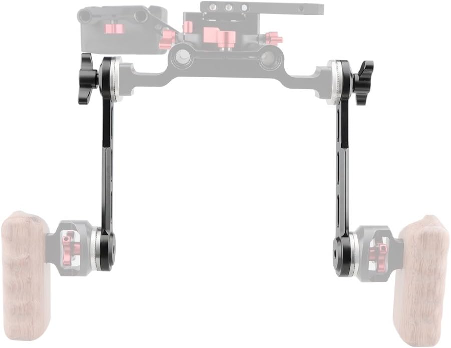 CAMVATE Handgrip Extender with Rosette Standard Accessory for Sony FS7 Camera Sony A7s A7RII A7s2 A7sII(Black Thumbscrew) - 1685