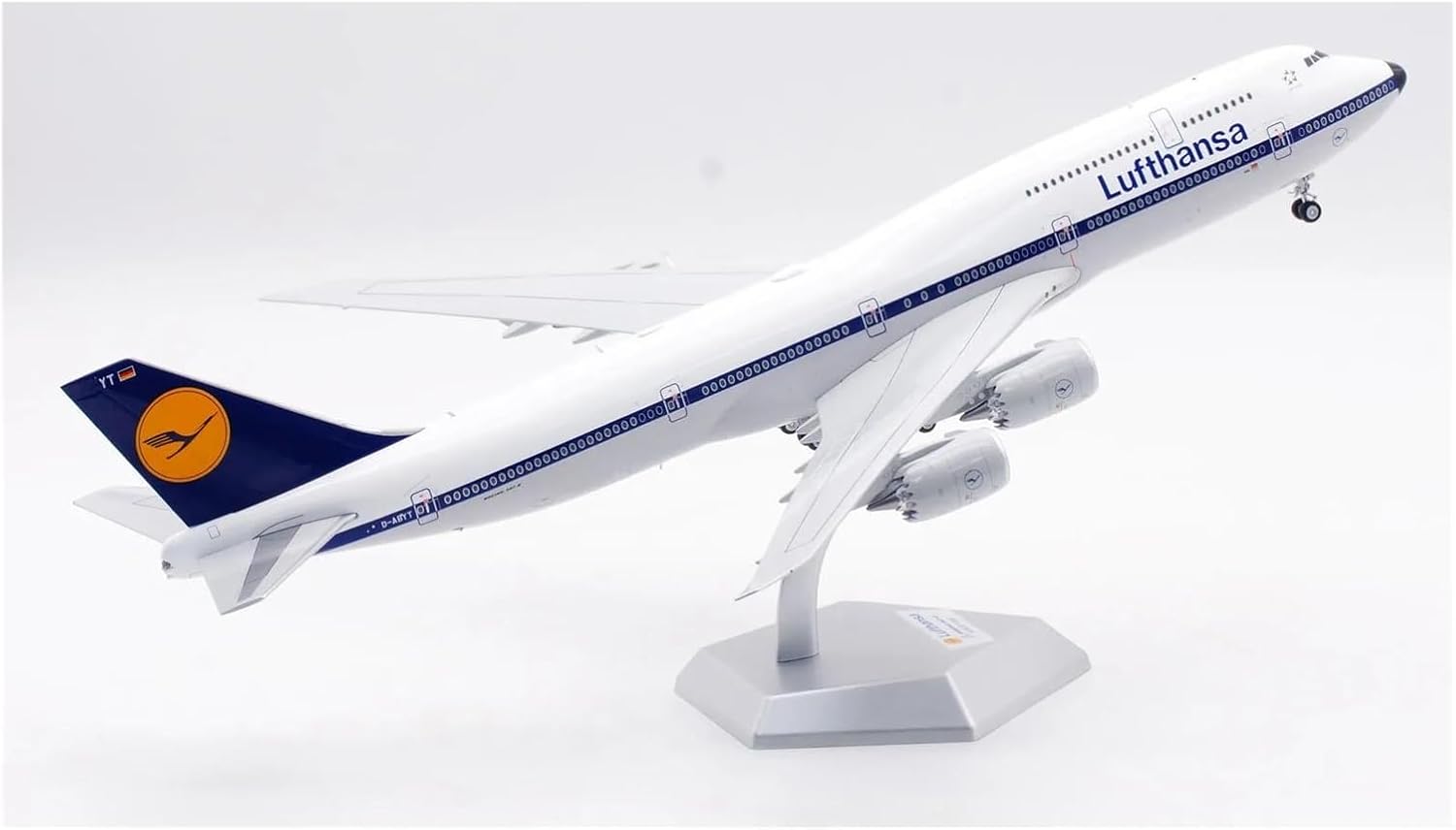 Miniature Scale 1 200 for B747-8 D-ABYT Alloy Diecast Aircraft Model Office Decorations Flying Toy Game Kits