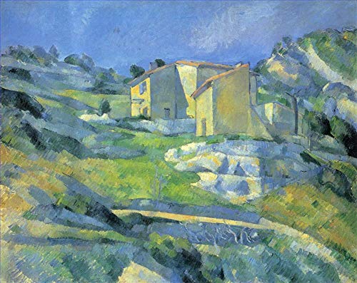 Peinture à l'huile Cézanne l'Estaque pour remplacer les affiches sans âme