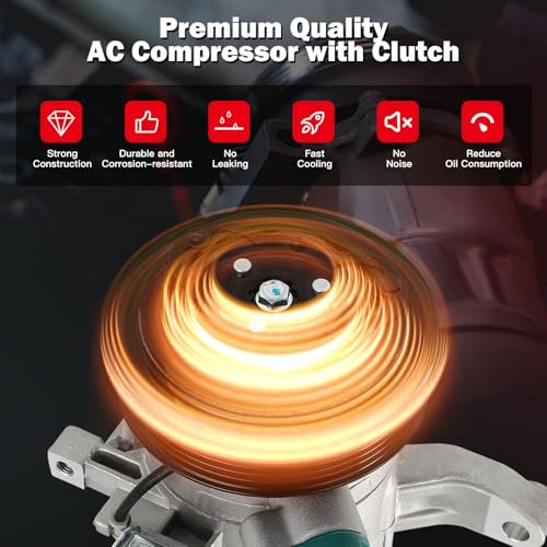 Image of CCIYU AC Compressor w /Clutch for Subaru Forester 2.0L 2014-2018
