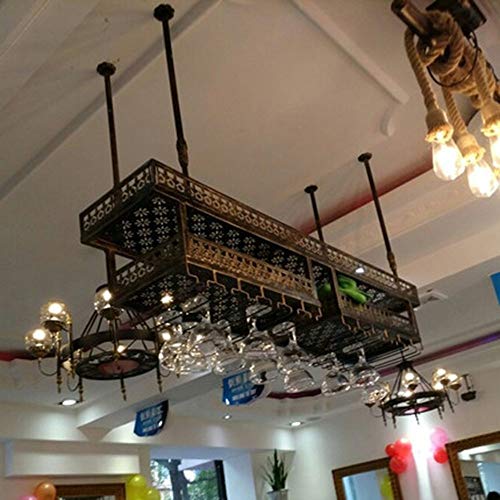 Porte-bouteilles de vin suspendu pour combler un espace vide au mur