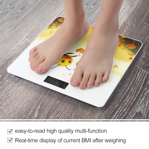 Báscula digital de baño Bee Love Honey con vidrio templado miniatura 5