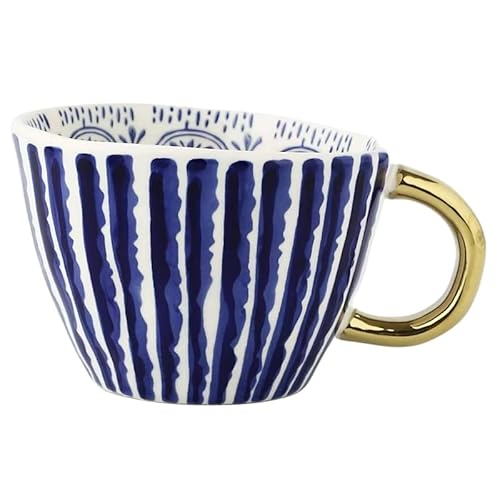 Qtouzkul キッチン雑貨コーヒーカップマグカップ洋風ファッションかわいい幾何学三角形飲料水マグカップ330 ml北欧風素敵な外観ティーミルクホットミルクカップインテリア日常生活感謝祭パーティーカップ プレゼント・日常生活に最適(#4)