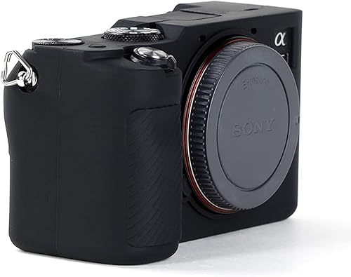Miniatura 3 de Pocoukate Funda para cámara Sony A7C, Alpha A7C de marco completo sin espejo, antiarañazos, ajuste delgado, funda suave con protector de pantalla