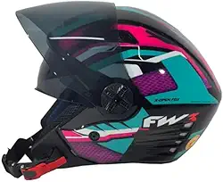 Capacete X Open Up Fox Azul Tiffany - (T) - 56
