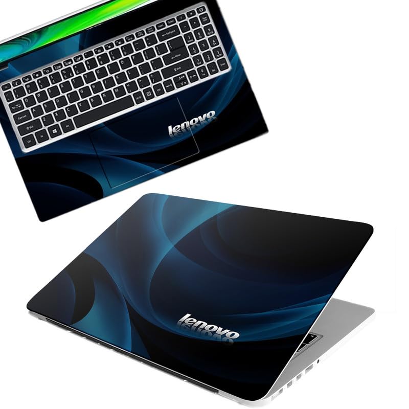 DSGN 776 Full Body Laptop Skin Bubble-Free| Laminated & Removable | HD Quality Sticker for Laptops Upto 15.6 Inches Compatible with Lenovo