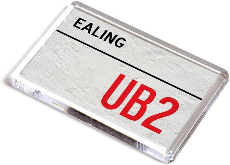 FRIDGE MAGNET - Ealing UB2 - UK Postcode
