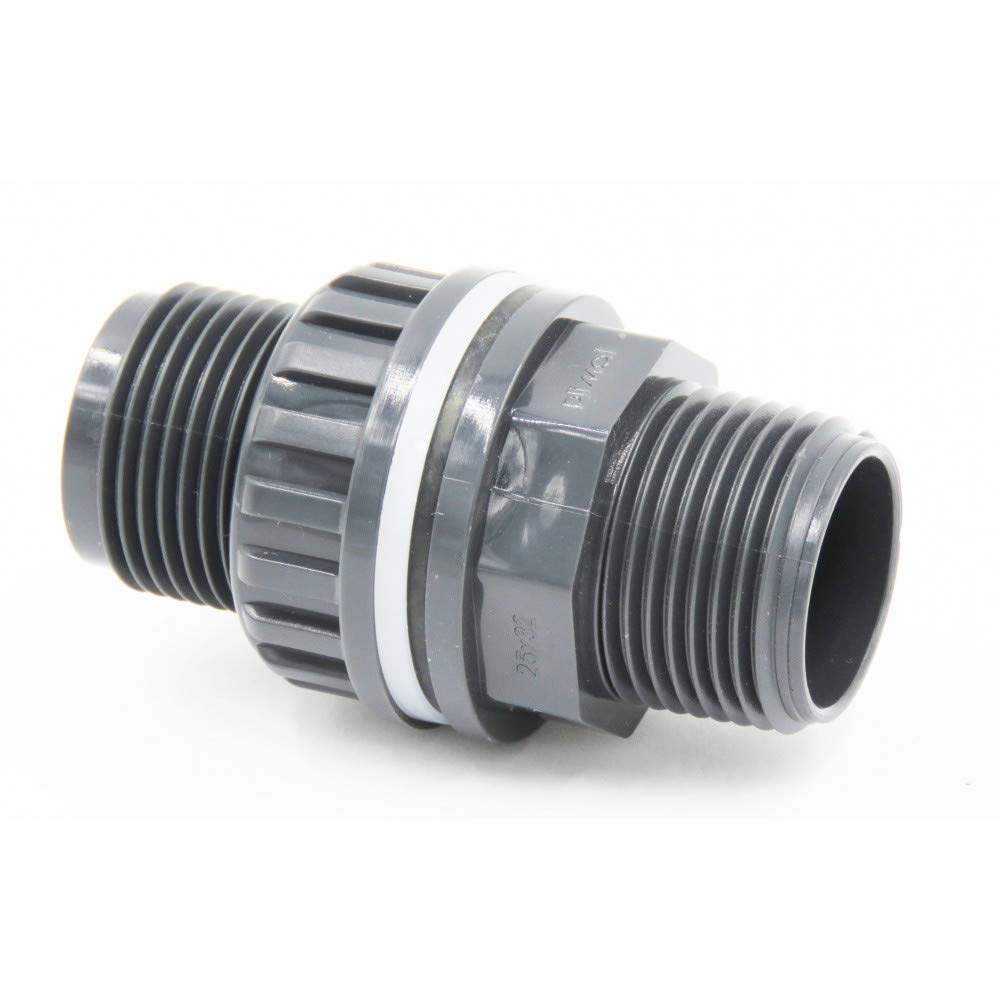 Centrocom Raccord PVC Pression Traversée de Paroi 1" 1/2"