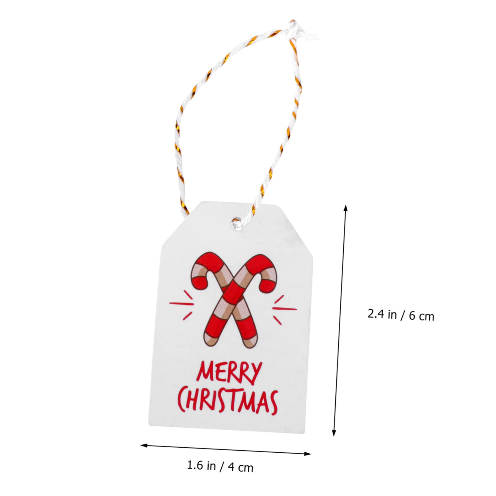 FRCOLOR 900stücke Weihnachtsaufkleber Mit Schnur Festliche Papieranhänger Für -projekte Und Weihnachtsbaumdekoration Bunte Designs Weihnachtsmann Und Zuckerstange