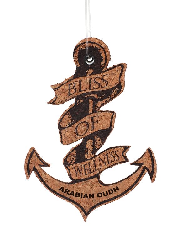 Bliss of Wellness Car Fragrance Arabian Oudh Anchor Car Perfume Car